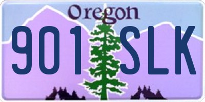 OR license plate 901SLK