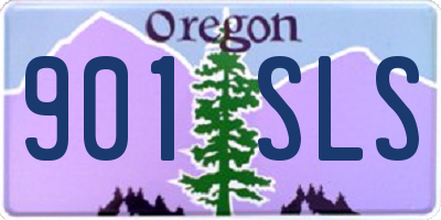 OR license plate 901SLS