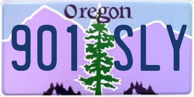 OR license plate 901SLY