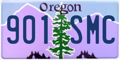 OR license plate 901SMC