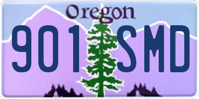 OR license plate 901SMD