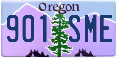 OR license plate 901SME