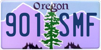 OR license plate 901SMF