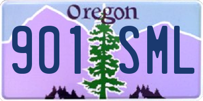 OR license plate 901SML