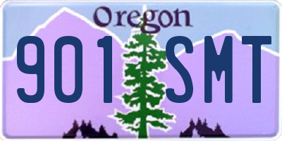 OR license plate 901SMT