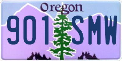 OR license plate 901SMW