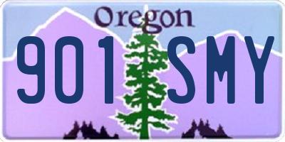 OR license plate 901SMY