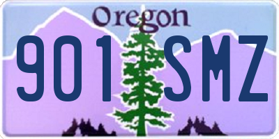 OR license plate 901SMZ