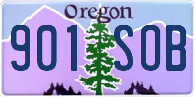 OR license plate 901SOB