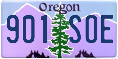 OR license plate 901SOE
