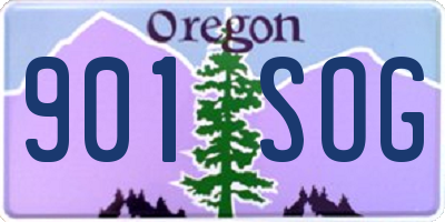 OR license plate 901SOG