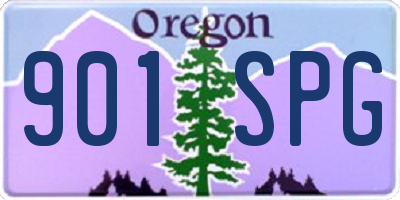 OR license plate 901SPG
