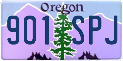 OR license plate 901SPJ
