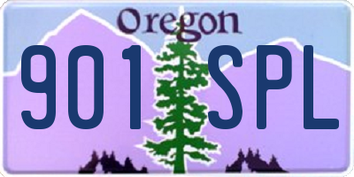 OR license plate 901SPL