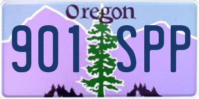 OR license plate 901SPP