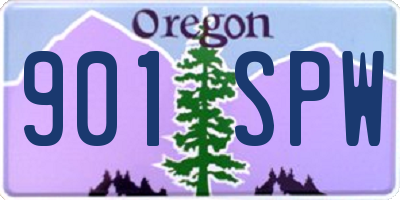 OR license plate 901SPW