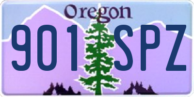 OR license plate 901SPZ