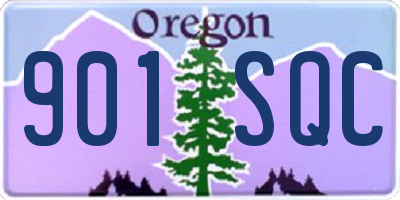OR license plate 901SQC