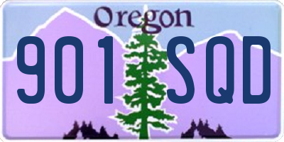 OR license plate 901SQD
