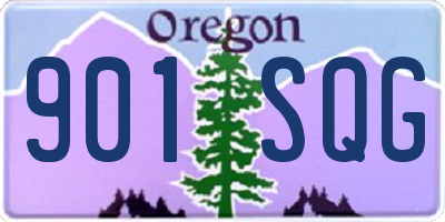 OR license plate 901SQG