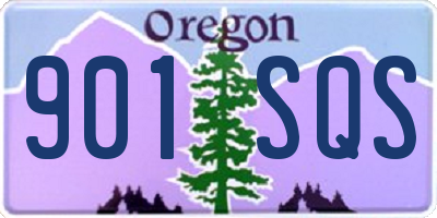OR license plate 901SQS