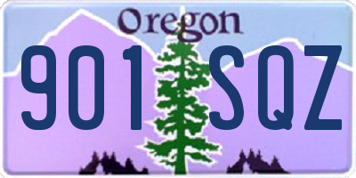 OR license plate 901SQZ