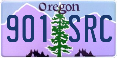 OR license plate 901SRC