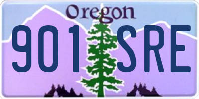 OR license plate 901SRE