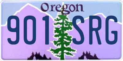 OR license plate 901SRG