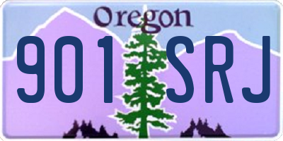 OR license plate 901SRJ