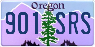 OR license plate 901SRS