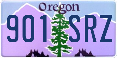 OR license plate 901SRZ