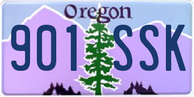 OR license plate 901SSK