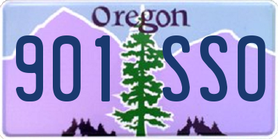 OR license plate 901SSO