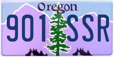 OR license plate 901SSR