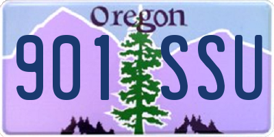 OR license plate 901SSU