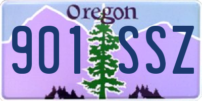 OR license plate 901SSZ