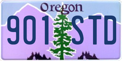 OR license plate 901STD