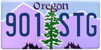OR license plate 901STG