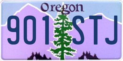 OR license plate 901STJ