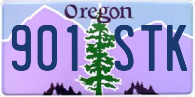 OR license plate 901STK