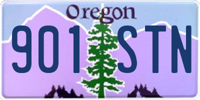 OR license plate 901STN