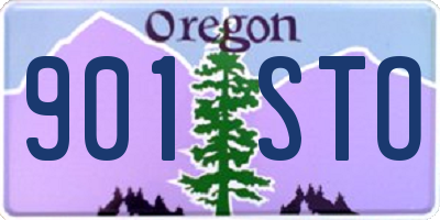 OR license plate 901STO