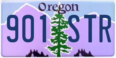 OR license plate 901STR