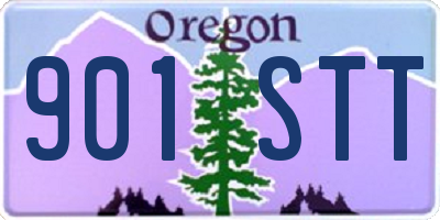 OR license plate 901STT