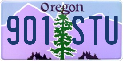OR license plate 901STU