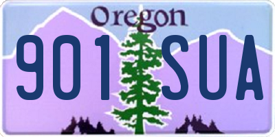OR license plate 901SUA