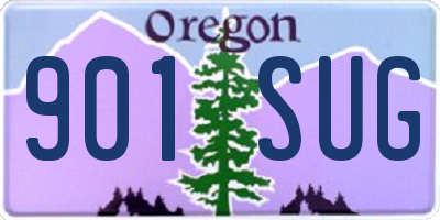 OR license plate 901SUG