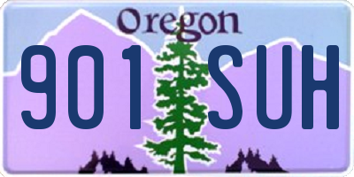 OR license plate 901SUH