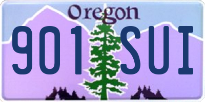 OR license plate 901SUI